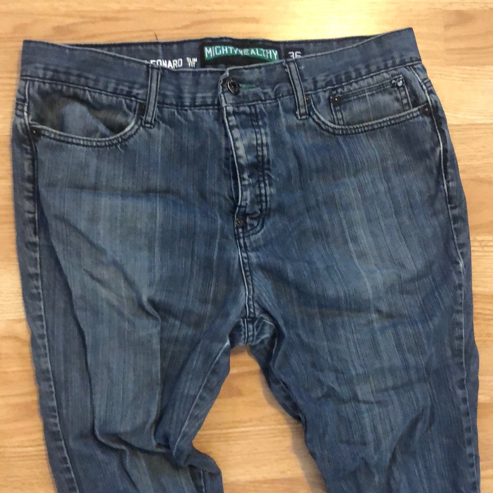 Mighty Healthy - “Leonard” Blue Jeans
